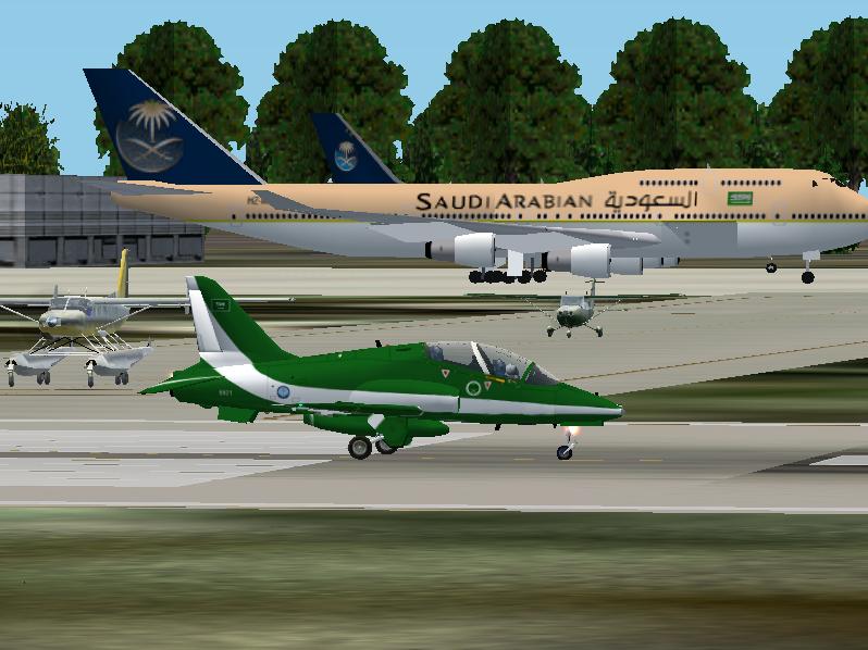 Fs2002 Saudi Hawks Bae Hawk Mk.60 The Lead Bae Hawk Mk.60 Aircraft Of The Saudi Arabian Ai