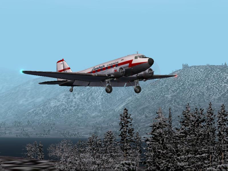 Fs2002 Douglas Dc-3 Lambair Cf-Dbj This Dc-3 Has A Well Documented History, Flying From Ka — 1