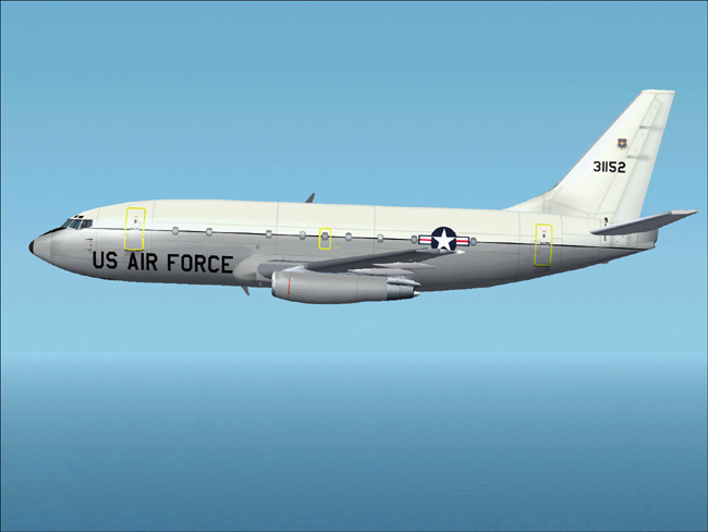 This Is A Textures Repaint Of Ffx/Sga Boeing 737-200 As A T-43 A