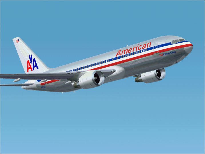 Fs2002 American Airlines Boeing 767-200