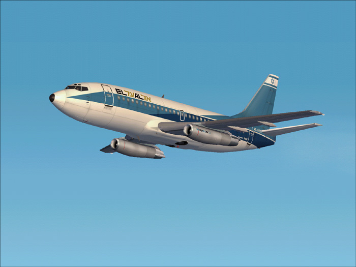 This Is A Textures Repaint Of Ffx/Sga Boeing 737-200 In The Colour Of El Al Israeli Airlin — 1