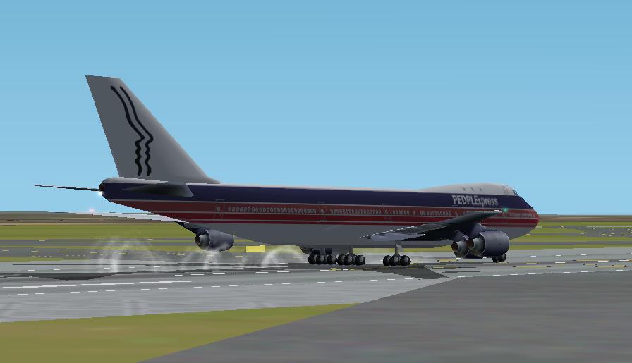 People Express B747 200 For Ai Use