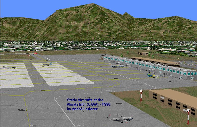 Scenery Almaty Iap, Kazakhstan: By André Lederer Good Flight And Many Happy Landings André