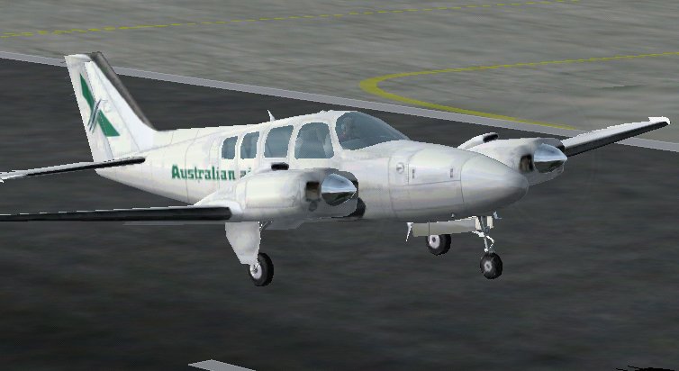 A Quick And Simple Repaint Of The Default Baron In Qantas Colours By Luka Kerin