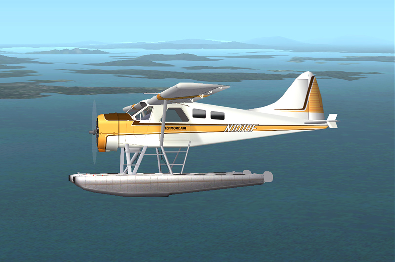 Dhc-2 Beaver Kenmore Air (Full Colours) Fs2002 Textures For Fred Bantings Beaver Floatplan