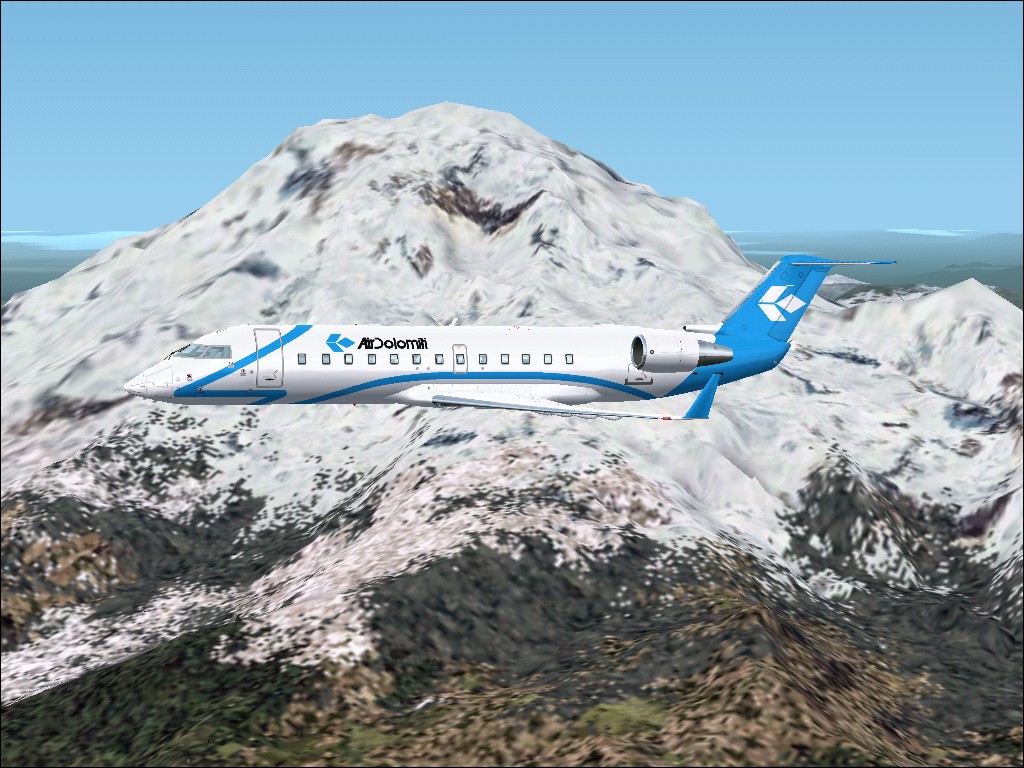 Project Open Sky Bombardier Canadair Regional Jet / Crj 600 - 200 For Fs2002 Exclusively T
