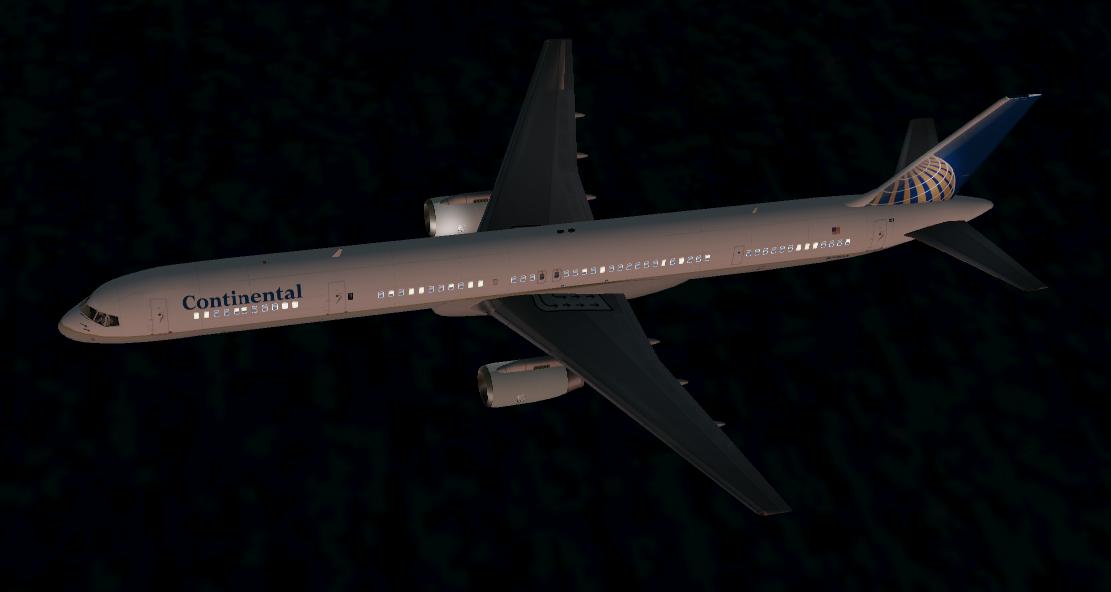 Thanx For Downlaoding My Textures Repaint Of The Ifdg B757-300 In Continental Airlines Liv