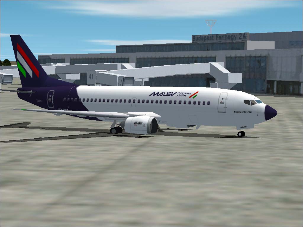 Fs2002 Malev Boeing 737-700 This Is An Boeing 737-700 In Malev Hungarian Airlines Colors,