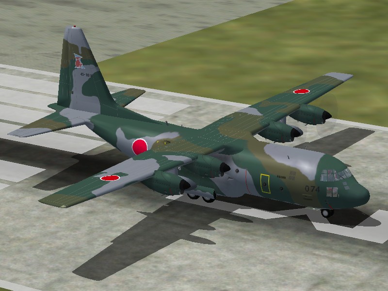 Jasdf C-130 Hercules Repainted By Kbt-Japan