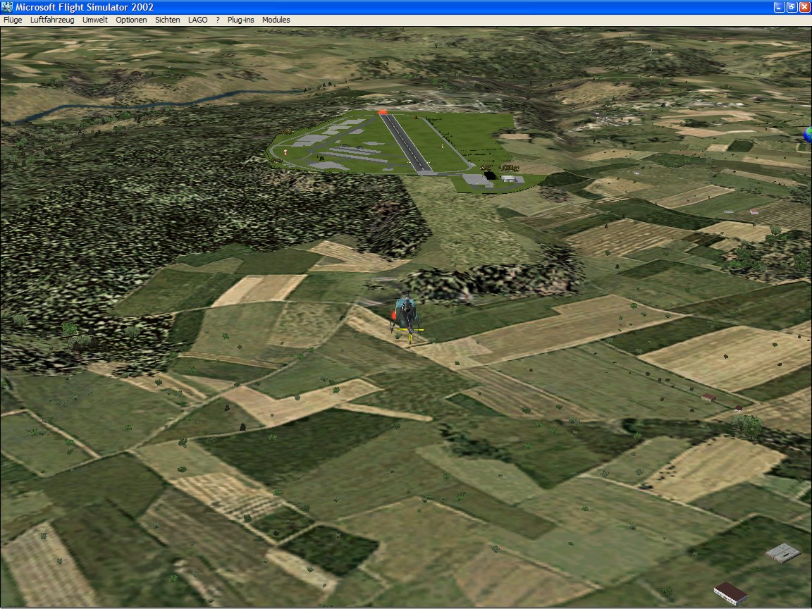 Fs2002 Scenery - Niederstetten Army Ver2.0 One Of The Oldest Military Airports In South-Ge