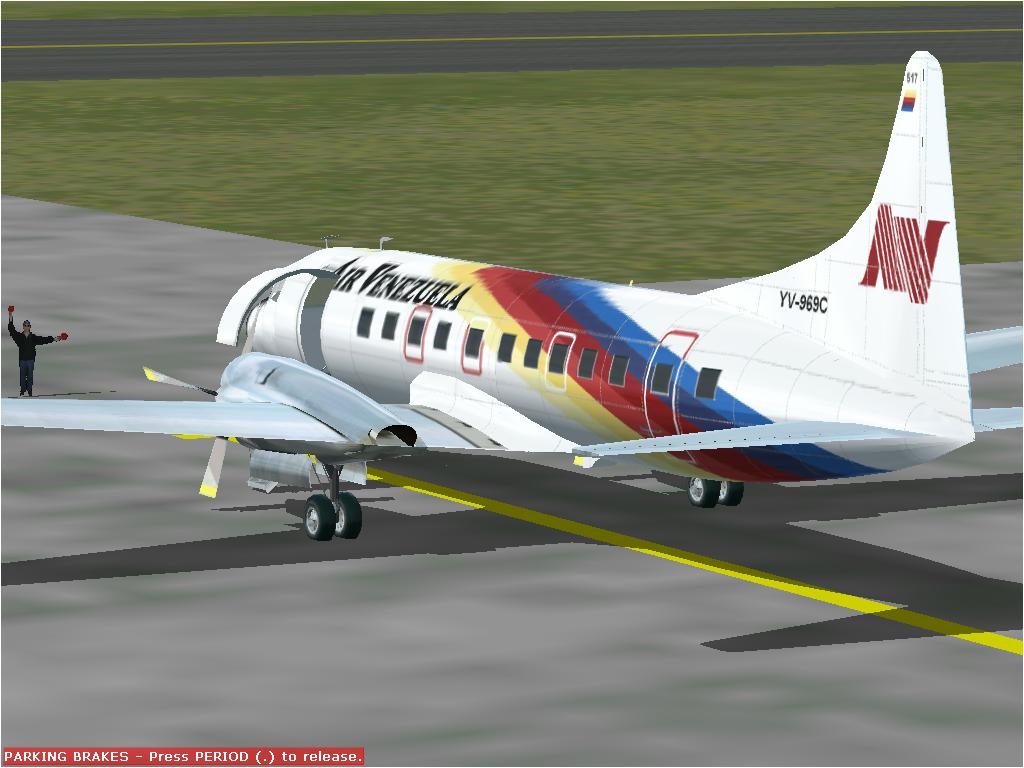 Air Venezuela Convair 580, For Fs2002 Only