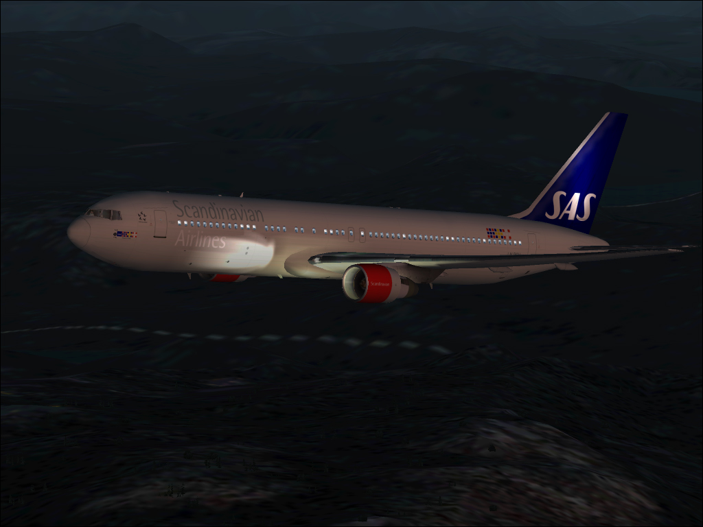 Scandinavian Airlines System (Sas) Boeing 767-300Er This A Sas Textures Repaint Of Project