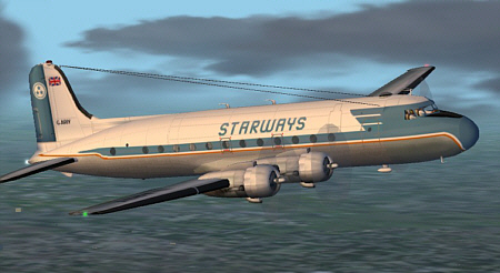 Fs2002 Starways Douglas Dc-4 Textures Exclusively Registration G-Ariy Starways, Founded In