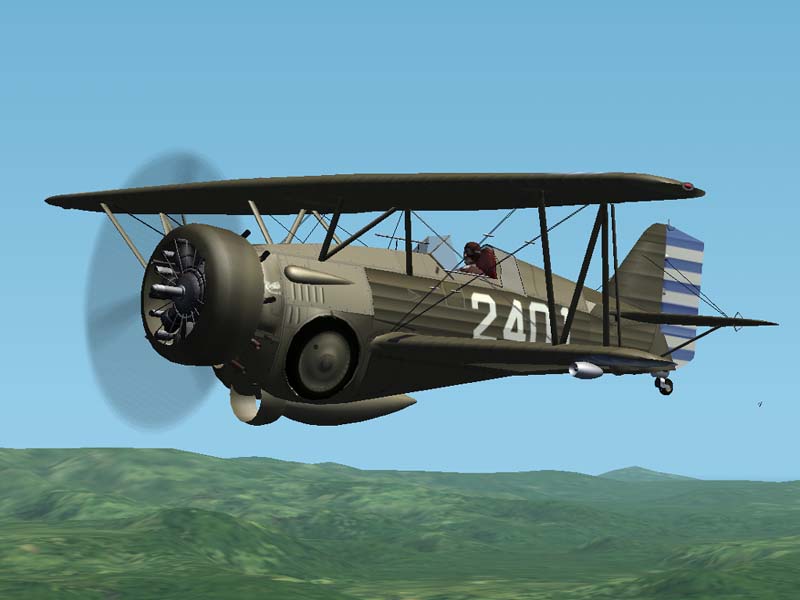 Cfs2/ Fs2002 Curtiss Hawk Iii Model 68C - Caf Aces 1937 Version 2.0The Curtiss Hawk Iiis P