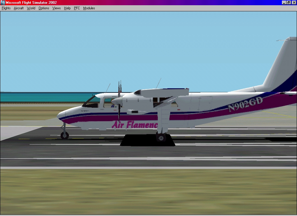 Fs2002 Air Flamenco Bn-2 Islander Registration N902Gd