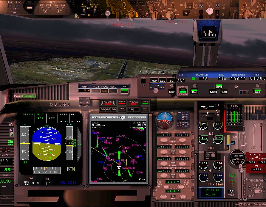 Airbus 310/320/321 Series Panel For Fs2002 Pro By Ronald R — 1