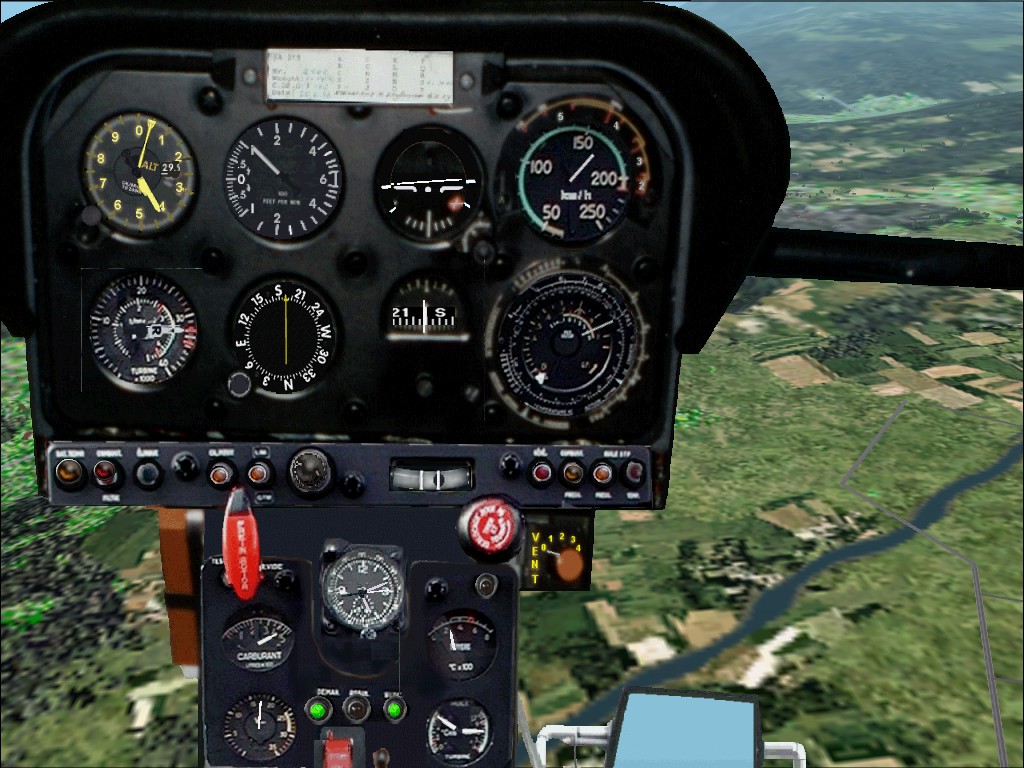 Fs2002 Helicopter Aerospatiale/Sud Aviation Se-3160 Alouette Iii Swiss Airforce In 3 Liver — 1