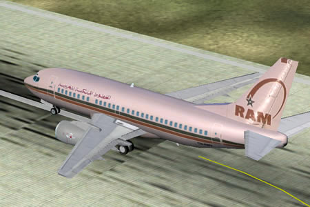 Textures Repaint Of Ai-Aardvark Boeing 757-500 In 2 Royal Air Maroc Liveries