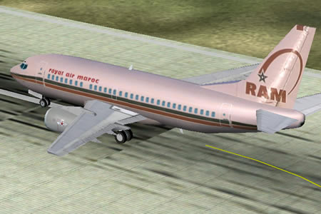 Textures Repaint Of Ai-Aardvark Boeing 757-500 In 2 Royal Air Maroc Liveries