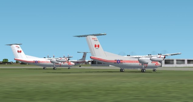 Fs2002 Pro Exclusively Canadian Armed Forces De Havilland Dash 7-101 Cargo Dash 7 In Ficti — 1