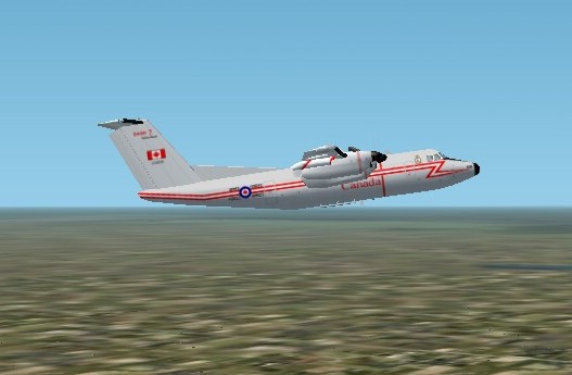 Fs2002 Pro Exclusively Canadian Armed Forces De Havilland Dash 7-101 Cargo Dash 7 In Ficti