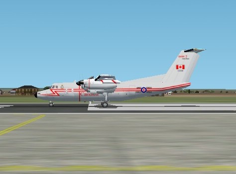 Fs2002 Pro Exclusively Canadian Armed Forces De Havilland Dash 7-101 Cargo Dash 7 In Ficti