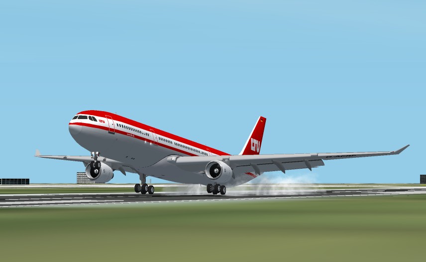 Airbus A330-300 Ltu Design;Moving Parts;Flightdynamic & Paint All By Mehlin,Rainer Install