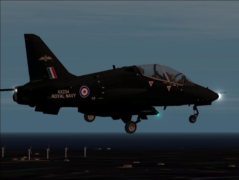 Fs2002 Black Seahawks Bae Hawk T.mk1 A A Single Bae Hawk T.mk1 Aircraft Of The British Roy