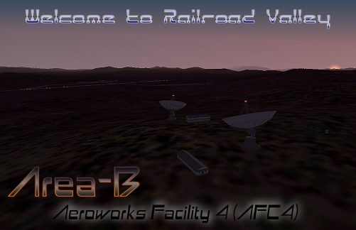 Fs2002/Cfs2 Scenery Area B Railroad Valley, Nv This Fictional Scenery Includes Aeroworks F