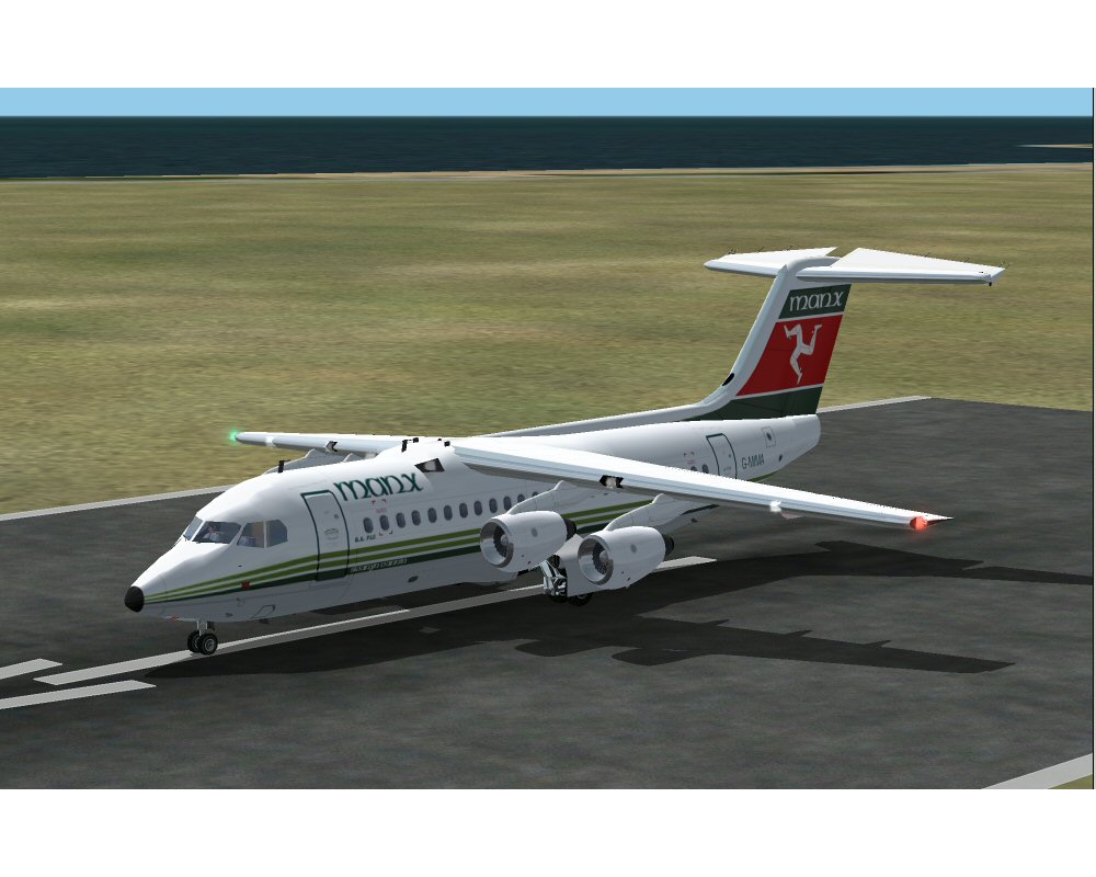 A Fs2002 Repaint, Textures Exclusively Of Bae 146-200/Avro Rj 85 In Manx Airlines @1980 Li