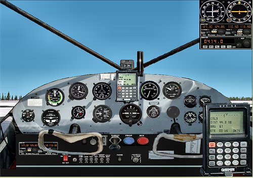 Older Model C-180 Panel Fs2002 Std Or Pro This Photoreal Panel Represents An Older Model C