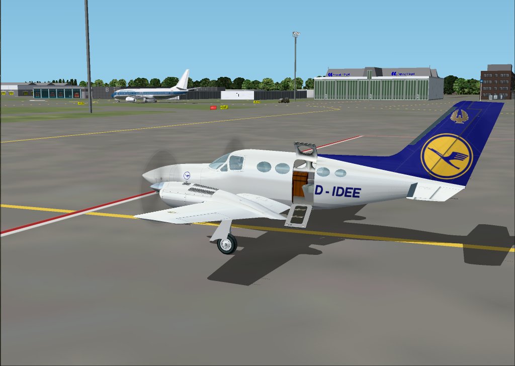 Flight1 Cessna C421 Golden Eagle This Is A Fantasy Textures Repaint With German Registrati