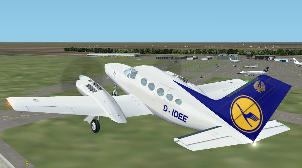 Flight1 Cessna C421 Golden Eagle This Is A Fantasy Textures Repaint With German Registrati