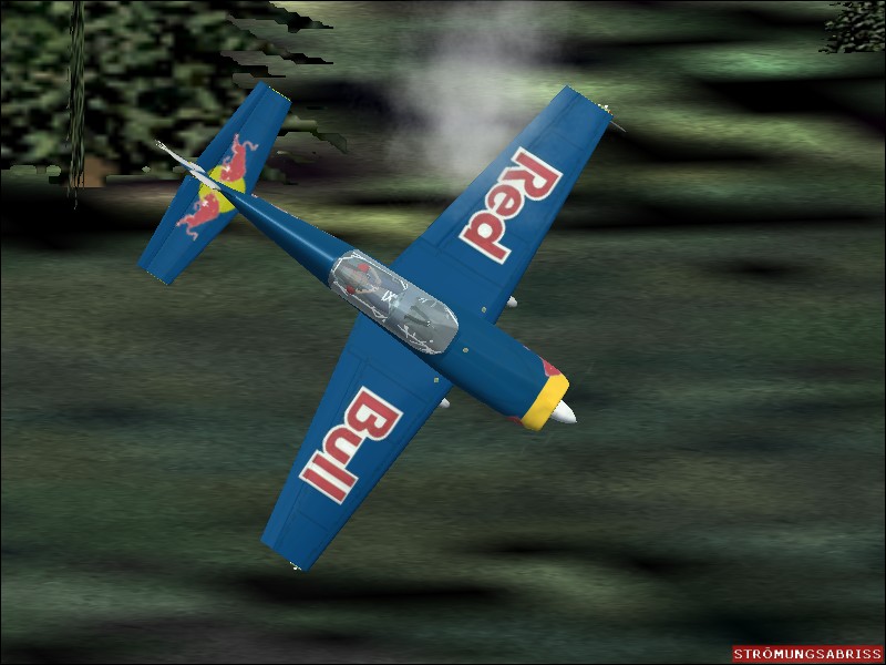 Fs2002 Extra 300L Redbull Textures Repaint Of The Flight Factory-Simulations Ea300L In Red