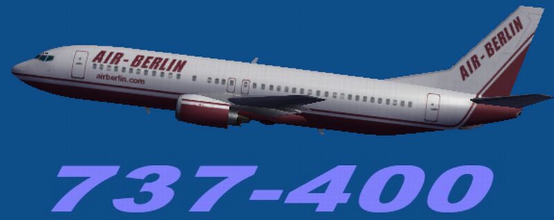 Fs2002 Ai Aardvark Air Berlin 737-400 Air Berlin Ai Aardvark 737-400 For Your European Hol