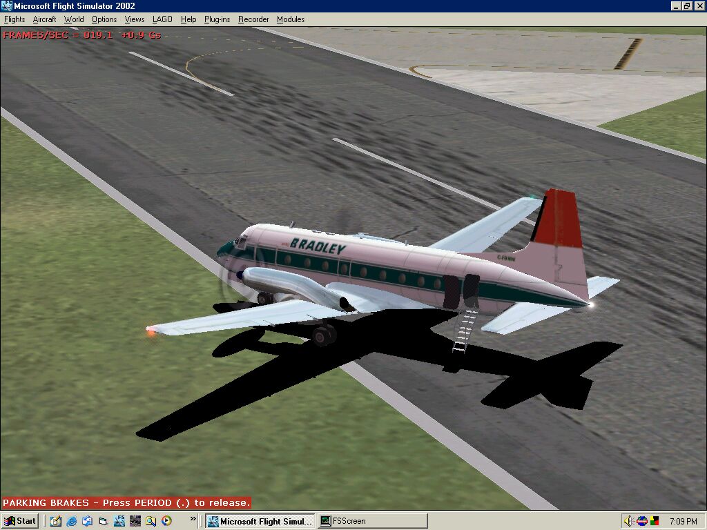 Hs748 For Fs2002 In Bradley Air Reflective Livery