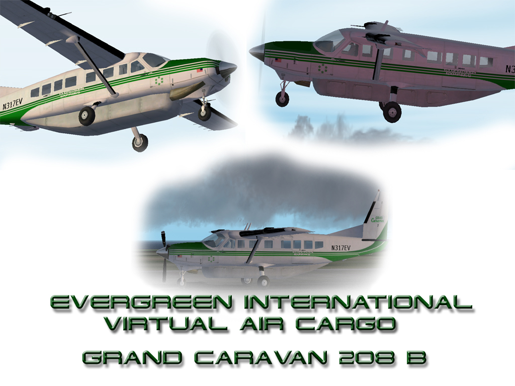 The Evergreen Express Grand Caravan 208B For Fs2002 This Is A Fictional Livery Textures Re