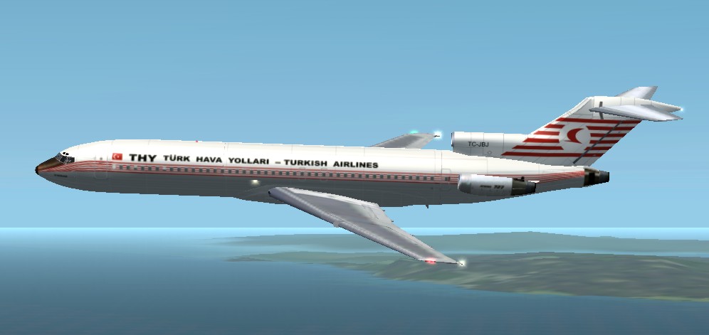 This Is A Textures Repaint Of Flightfx/Sga Boeing 727 In The Colour Of Turkish Airlines 19 — 1