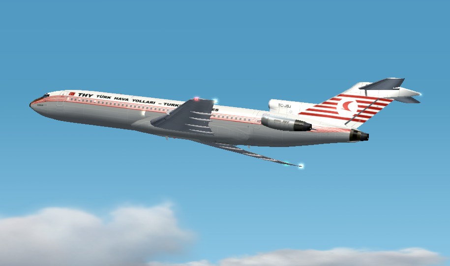This Is A Textures Repaint Of Flightfx/Sga Boeing 727 In The Colour Of Turkish Airlines 19