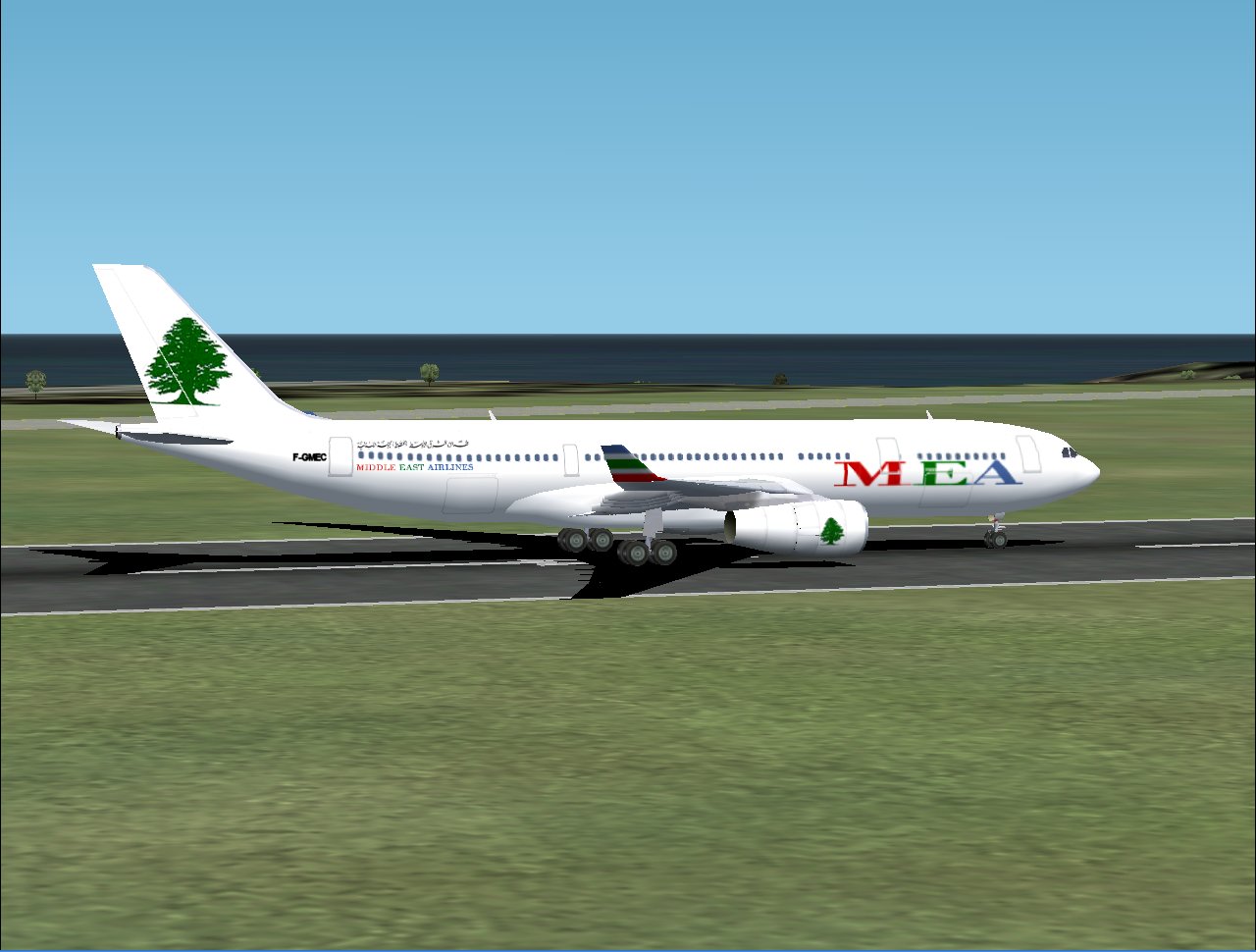 Mea Middle Eastern Airlines Textures For Fspainters Excellent Airbus A330-200Rr, Registrat