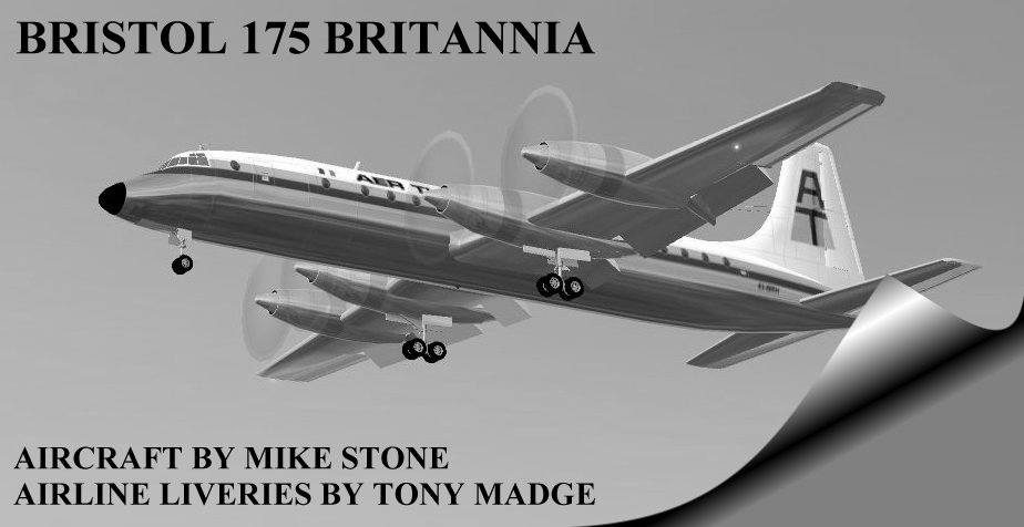 Fs2002 Bristol Britannia Project A Huge Package Of 23 Airlines For The Bristol Britannia (
