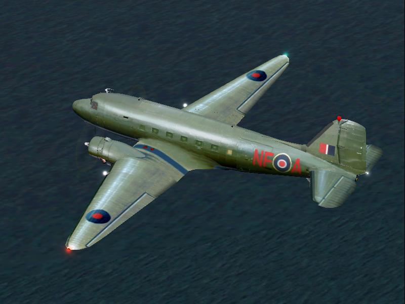 Fs2002 Douglas C-47 Dakota Royal Air Force (2) Features Two Aircraft: The Douglas C-47 Dak