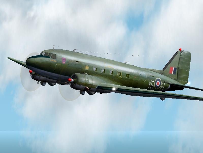 Fs2002 Douglas C-47 Dakota Royal Air Force (2) Features Two Aircraft: The Douglas C-47 Dak