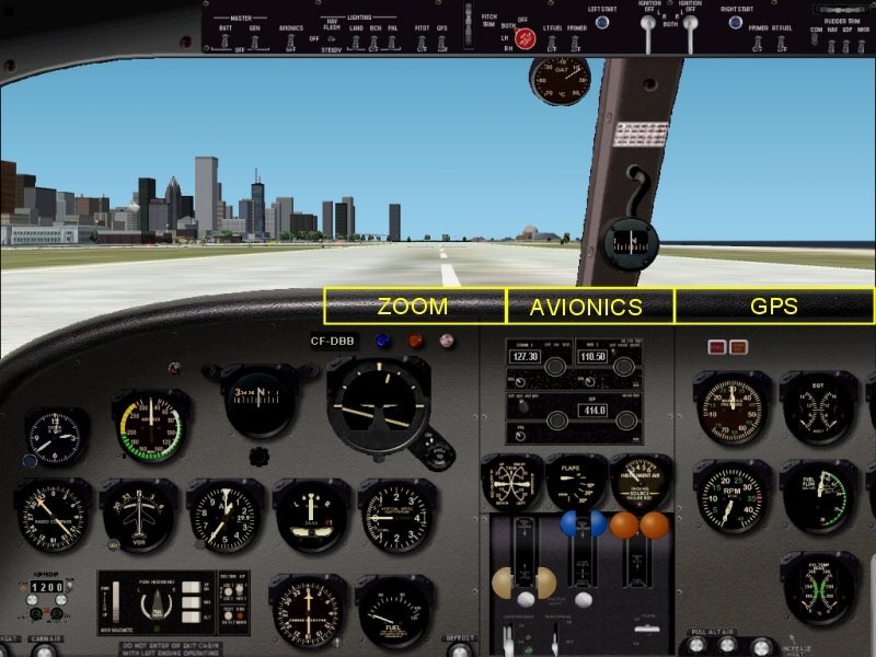 Panel Modification For Aero Commander 520 (No Vc) For Microsoft Flightsimulator Fs2002 Aut