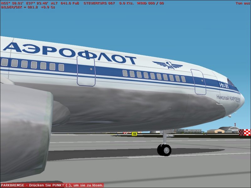 Ilyushin 96-300 In Aeroflot Colors Model By Mike Stone Textures By Max Hergemoeller - Herg