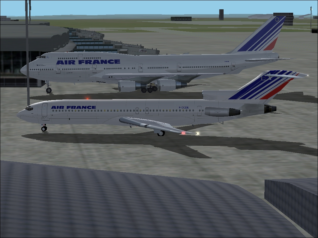 Flightfx Boeing 727-200 Air France Exclusively For Fs2002 Texture Only