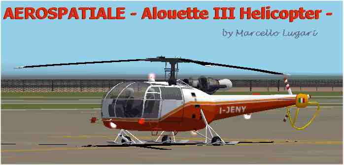 Aerospatiale - Alouette Iii Helicopter - The Alouette Iii Is Powered By A Turbomeca Artous