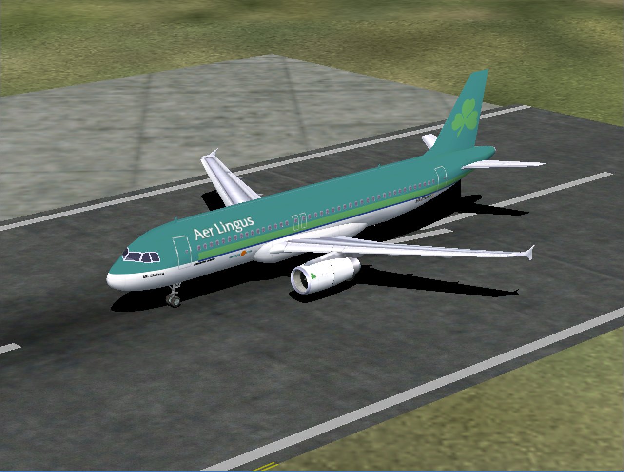 Fspainter Airbus A320 In Aer Lingus Livery, Registration Ei-Cva St