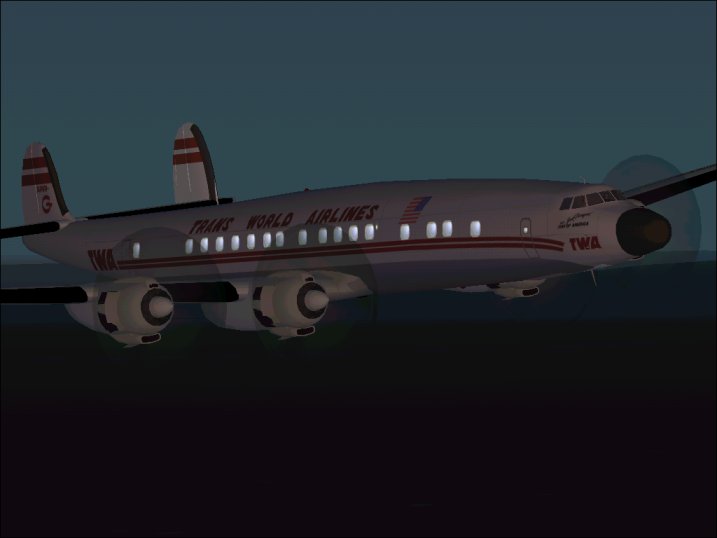 Fs2002 Twa L-1049G Super Constellation