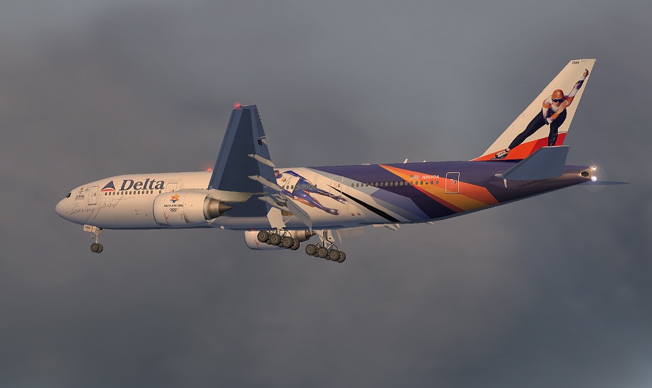 Fs2002 - Boeing 777-232Er Delta Airlines The Soaring Spirit N864Da